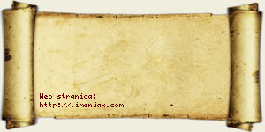 Mina Peranović vizit kartica